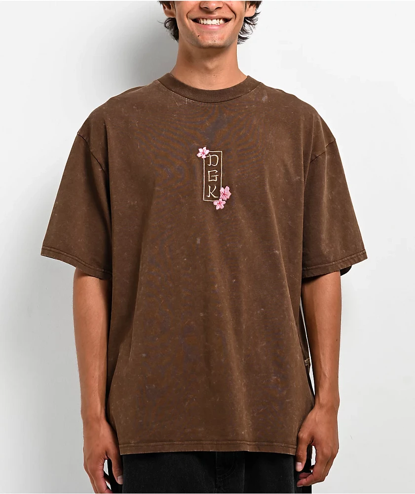 DGK Eternity Brown Wash T-Shirt