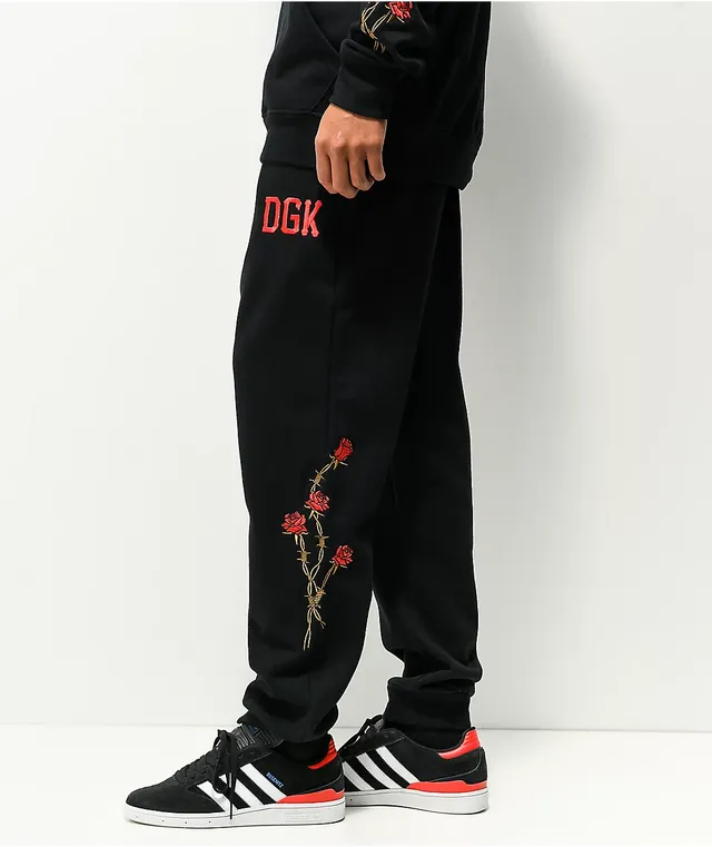 RSQ Premium Wash Black Jogger Sweatpants