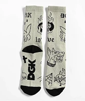 DGK Flash Tan Crew Socks