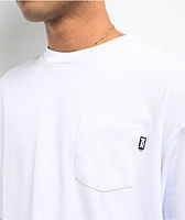 DGK Fuji White Heavyweight Knit T-Shirt