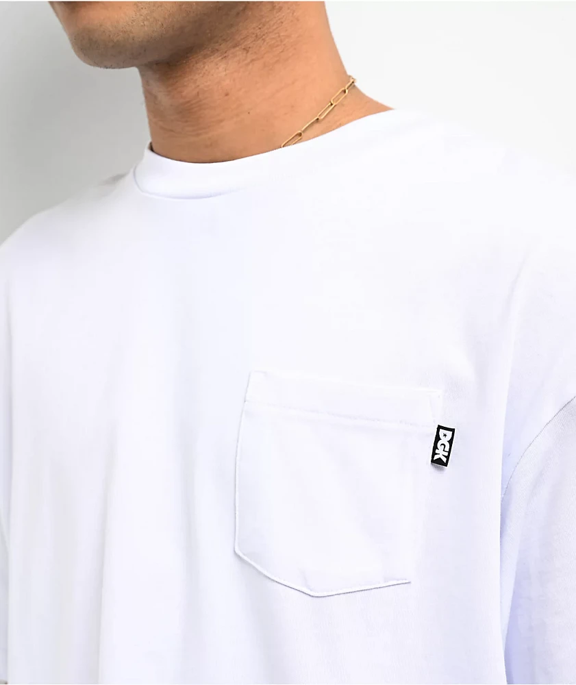 DGK Fuji White Knit T-Shirt