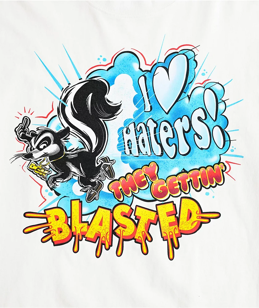 DGK Get Blasted Heavyweight White T-Shirt
