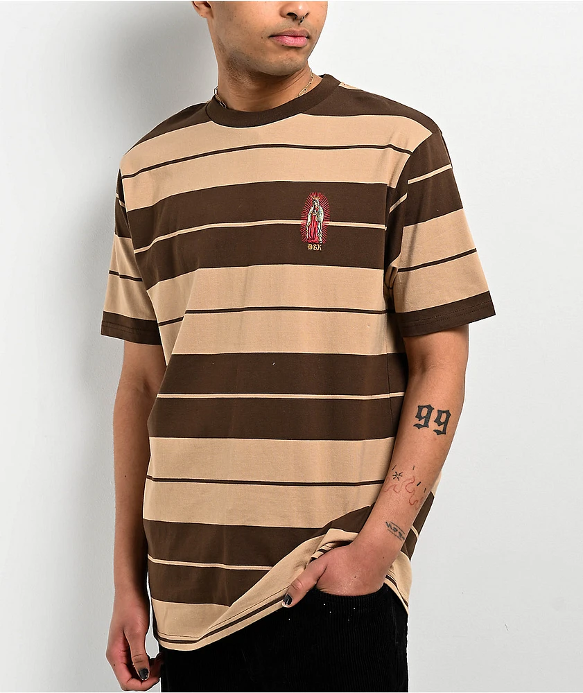 DGK Glory Brown & Tan Knit T-Shirt