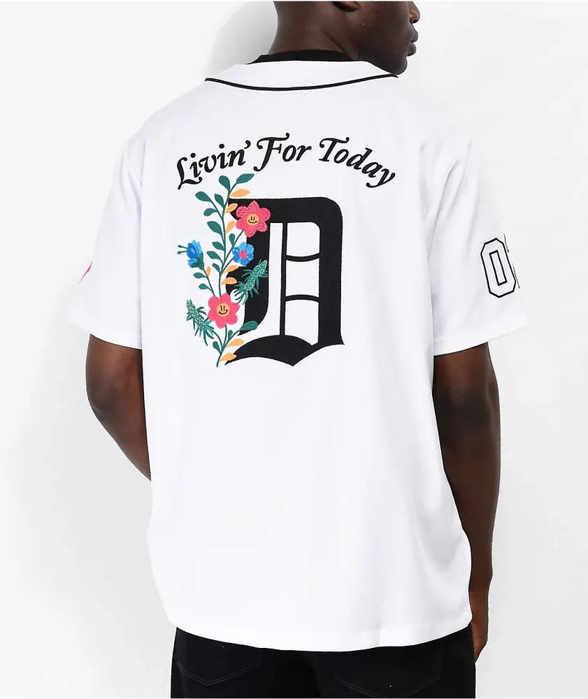 DGK Growth White Baseball Jersey