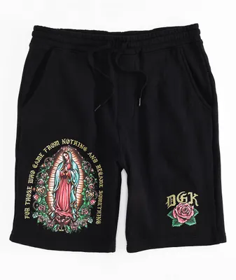 DGK Guadalupe Black Sweat Shorts