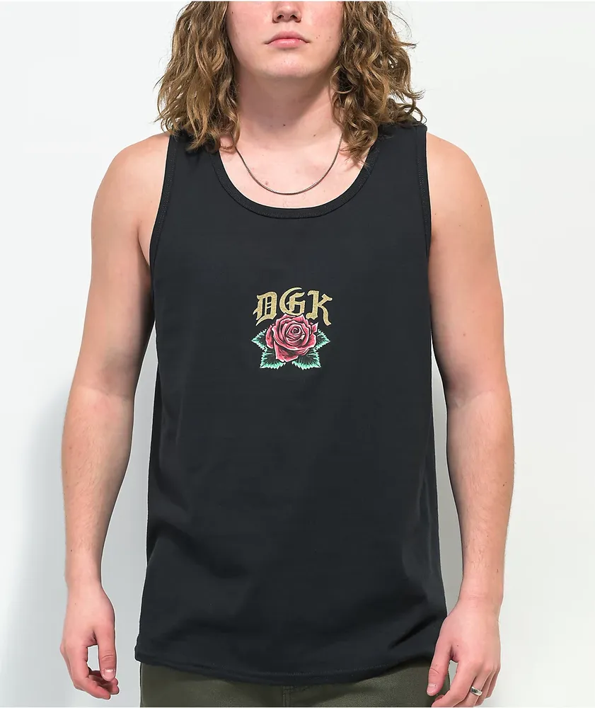 DGK Guadalupe Black Tank Top