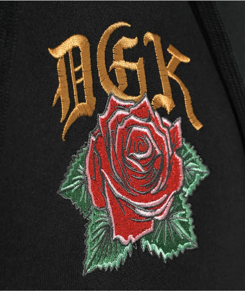 DGK Guadalupe Embroidered Black Hoodie