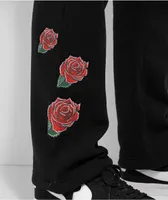 DGK Guadalupe Embroidered Black Sweatpants