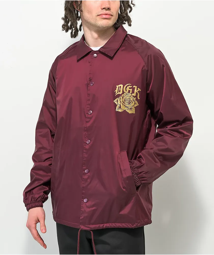 DGK Guadalupe Maroon Coaches Jacket