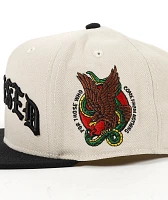 DGK Guerrero Cream & Black Snapback Hat