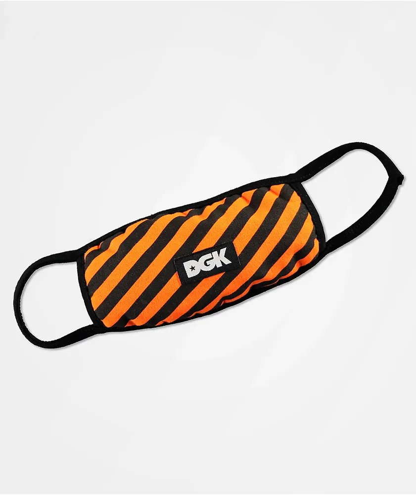 DGK Hazardous Black & Orange Face Mask