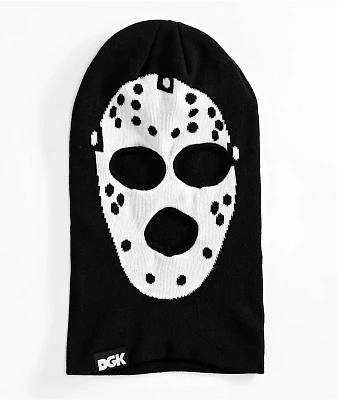 DGK Hooligan Glow In The Dark Black Balaclava