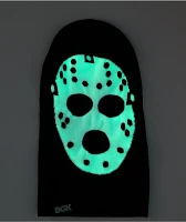 DGK Hooligan Glow In The Dark Black Balaclava