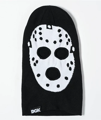 DGK Hooligan Glow In The Dark Black Balaclava