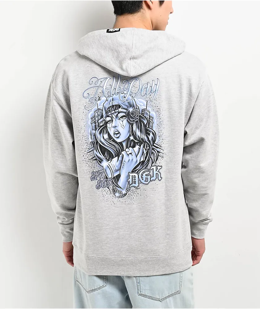 DGK Hyna Grey Hoodie