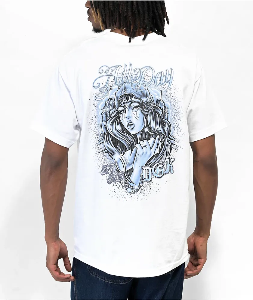 DGK Hyna White T-Shirt 