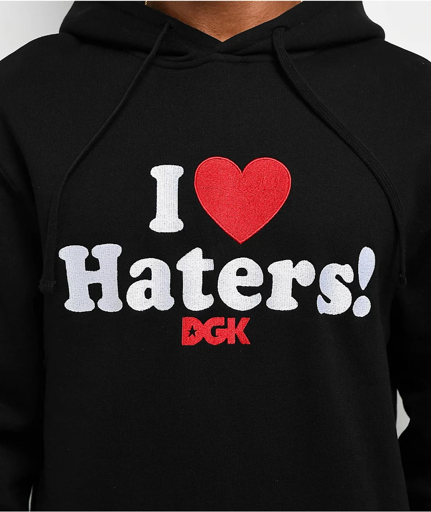 DGK I Love Haters Black Hoodie