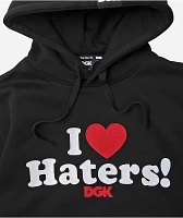 DGK I Love Haters Black Hoodie