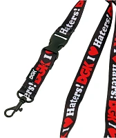 DGK I Love Haters Black Lanyard