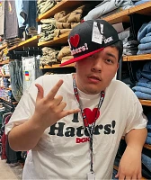 DGK I Love Haters Black Lanyard