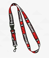 DGK I Love Haters Black Lanyard