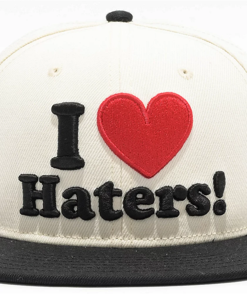 DGK I Love Haters Sand & Black Snapback Hat