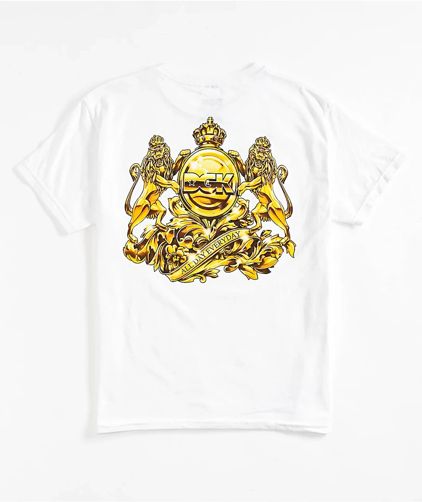 DGK Kids Crest White T-Shirt