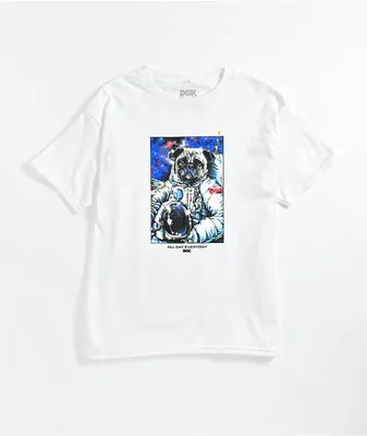 DGK Kids Space Pug White T-Shirt