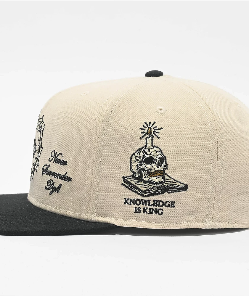 DGK Kingdom Natural & Black Snapback Hat