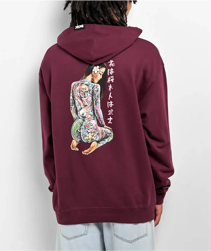 DGK Koi Maroon Hoodie