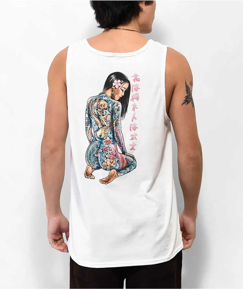 DGK Koi White Tank Top