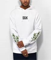 DGK Lay Low White Hoodie