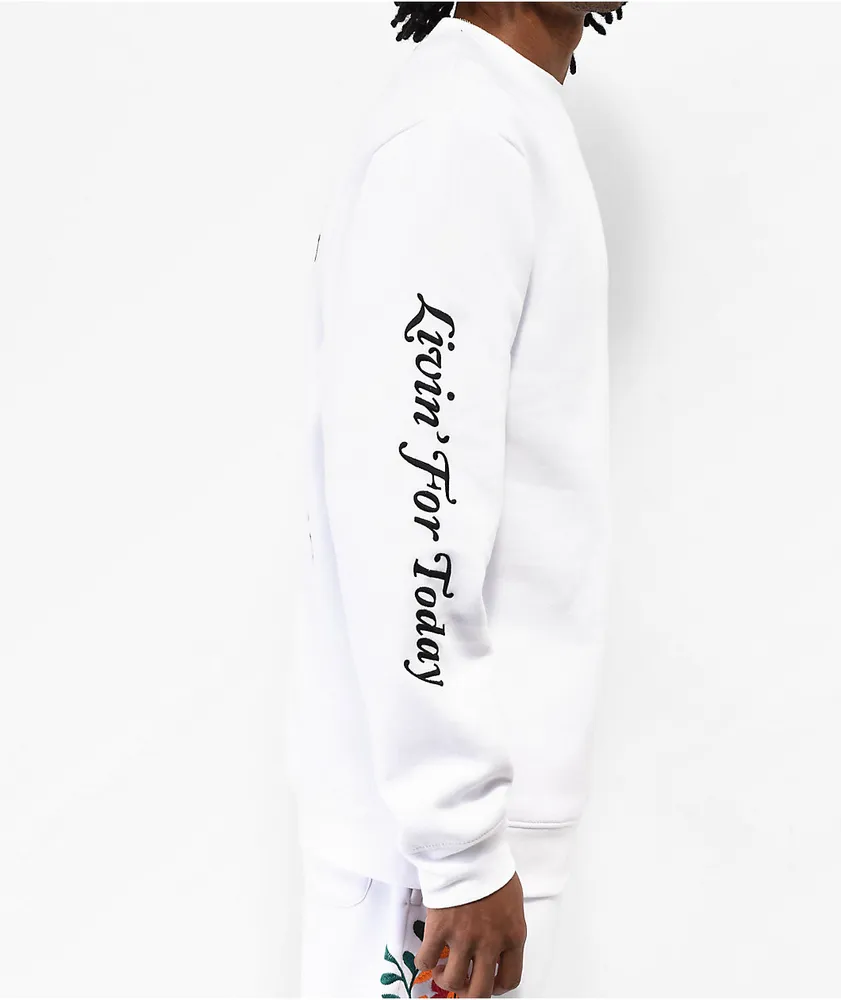 DGK Life White Crewneck Sweatshirt