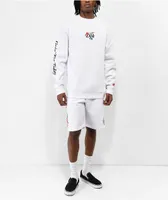 DGK Life White Crewneck Sweatshirt