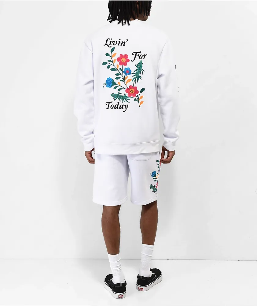 DGK Life White Crewneck Sweatshirt