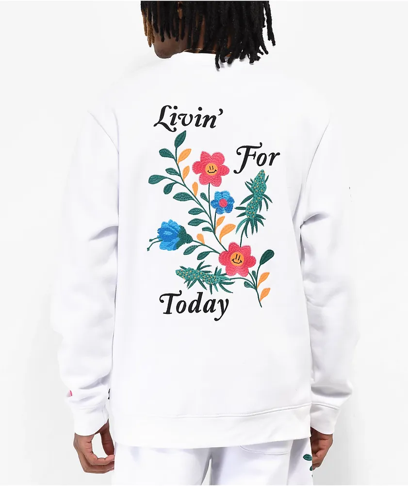 DGK Life White Crewneck Sweatshirt