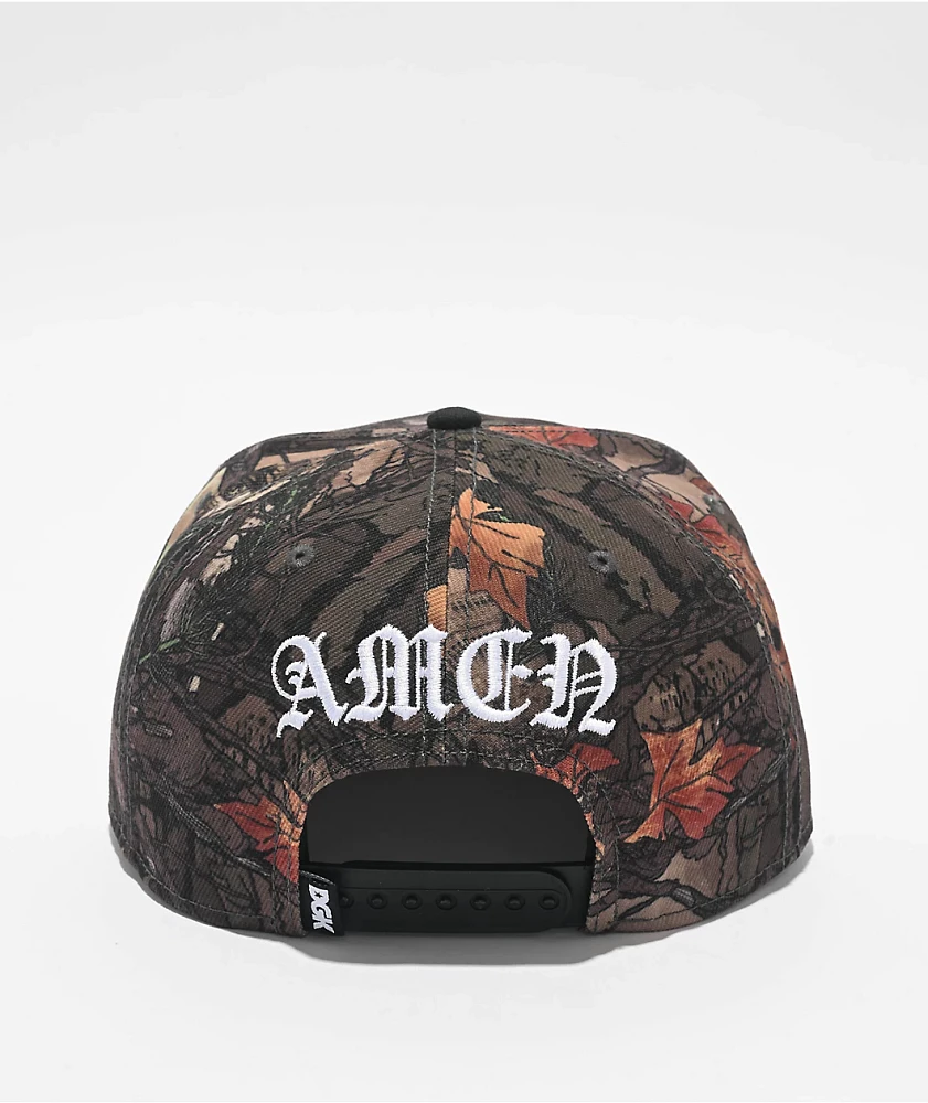 DGK Liga Camo & Black Snapback Hat