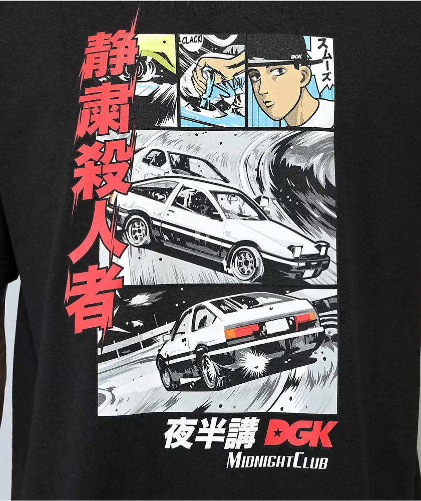 DGK Midnight Club Black T-Shirt