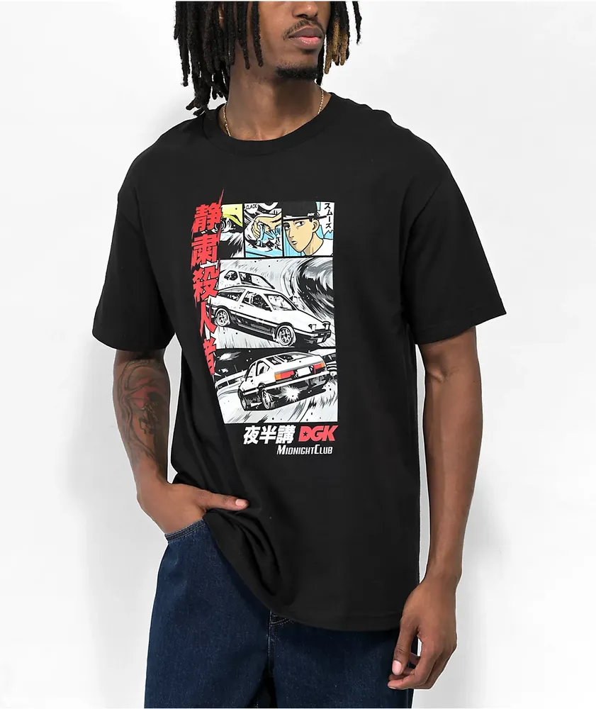 DGK Midnight Club Black T-Shirt