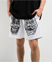 DGK Mindset White Mesh Shorts