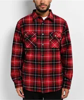 DGK Muerte Red Flannel Shirt Jacket