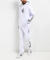 DGK Mystical White Sweatpants