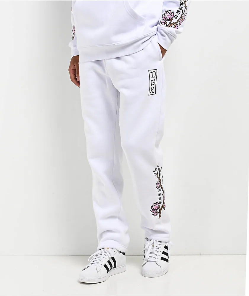 DGK Mystical White Sweatpants