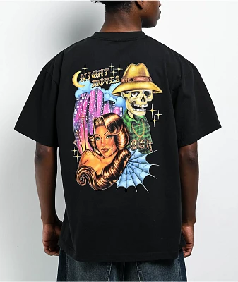 DGK Night Moves Heavyweight Vintage Black T-Shirt