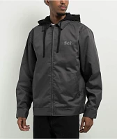 DGK Nuestra Charcoal Hooded Jacket