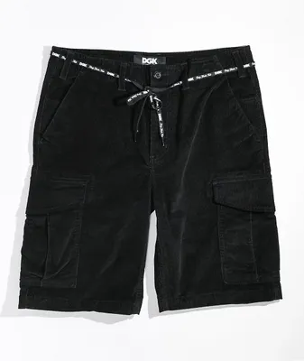 DGK O.G.S. Black Corduroy Cargo Shorts