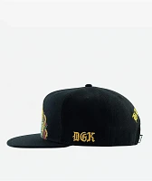 DGK Our Lady Black Snapback Hat