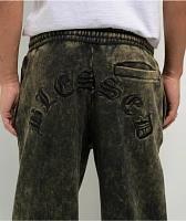 DGK Our Lady Fleece Black Wash Sweatpants