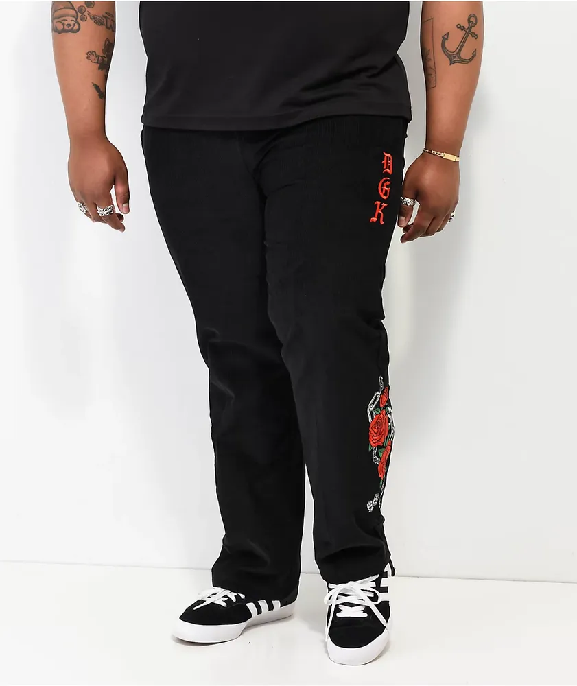 DGK Poetry Black Corduroy Pants