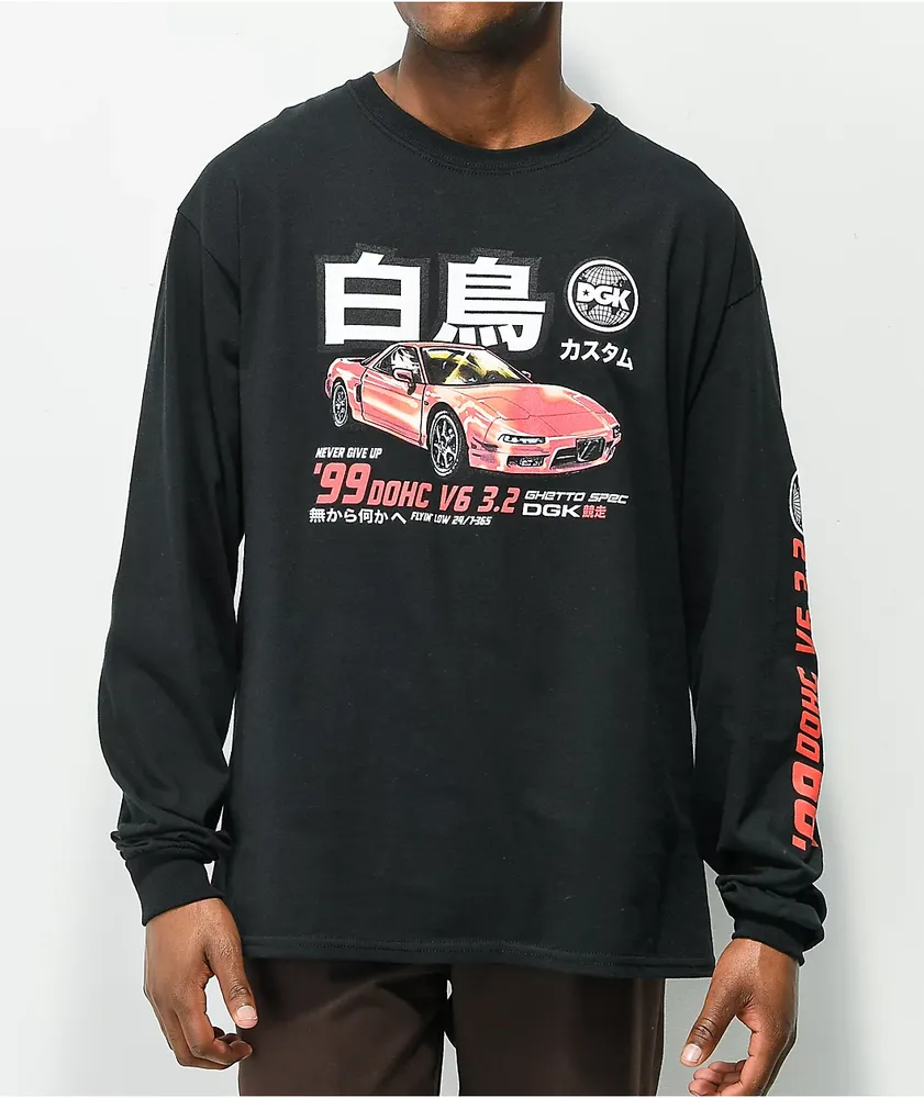 DGK Pole Position Black Long Sleeve T-Shirt